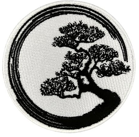 Urbanski Patch Baum des Lebens zum Aufbügeln 8 x 8 cm | Aufnäher Applikation Bügelbild