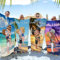 MJARTORIA Personalisiert Strandtuch Microfaser Badetuch Groß mit Namen Paar, BFF Dress-Up Beach Towel Handtuch Stranddecke Schnelltrocknend für Reise Schwimmen Fitness
