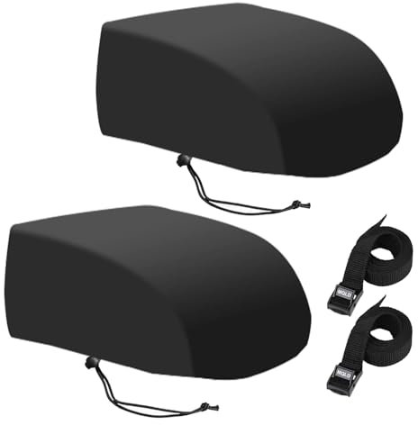 2 fundas de aire acondicionado para caravana, para invierno, para caravana, remolque, para techo, compatible con Dometic Brisk II, Coleman Mach I, II, III, Mach 3 Plus, cubierta protectora a prueba de