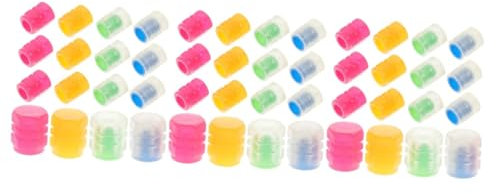 BUGUUYO 72stücke Teiliges Leuchtende Ventilkappen Für Reifen Fluoreszierende Ventiloberteile Für Autos Motorräder Und Fahrräder Installieren Aus Robustem Material Für Nachteinsätze