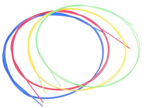 SWOOMEY 4piezas Cuerdas De Ukelele Coloridas De Nylon Reemplazo Para Modelos Soprano Concert y Tenor Accesorios Musicales Para Principiantes y Músicos