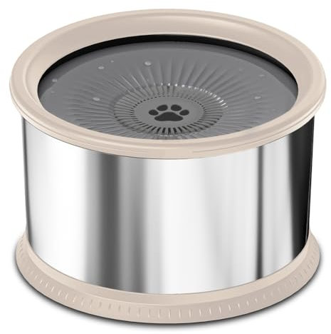 CAIONPLE Bol d'eau pour Chien de 6,5 L, Très Grande Capacité de 1,6 Gallons, Bol d'eau pour Chien sans Déversement, Distributeur d'eau Anti-Déversement en Acier Inoxydable, et Facile à Utilise