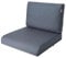 Bjird Sitzkissen 70x70 cm für Rattanmöbel – Sessel & Stühle – 2-teilig (Sitz + Rückenlehne) – Indoor & Outdoor – Wasserabweisend – Anti-Rutsch – Oeko-TEX - Marineblau