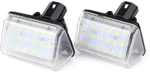 License Plate Light for Mazda 6 CX-5/7 Speed 6, 2Pcs LED Number Plate Light Bulb License Plate Lamp