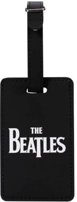 Half Moon Bay | The Beatles | Classic Drop T Band Logo | Faux Leather Luggage Tag | Official Merchandise | Travel, Holiday & Suitcase Identifier | Father’s Day 2026 Gift for Dad