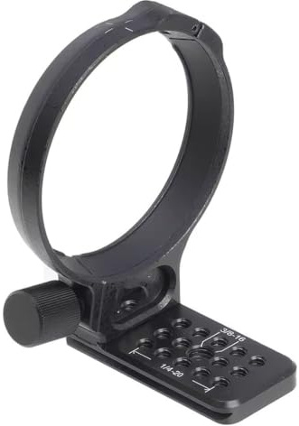 OURHZTB Metal Lens Collar Tripod Mount Ring Compatible with Canon RF 100–500mm F4.5–7.1 L IS USM, Lens Support Bracket Holder Bottom is Arca Type Quick Release Plate, 1/4 and 3/8 Screw Holes