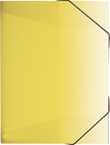Brunnen Sammelbox Heftsammler, transluzenter PP-Folie, 0.75 mm, A4, 260 x 25 x 350 mm, gelb