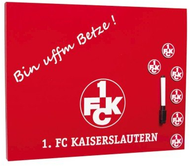 Brauns 1. FC Kaiserslautern Memoboard, rot, 18065