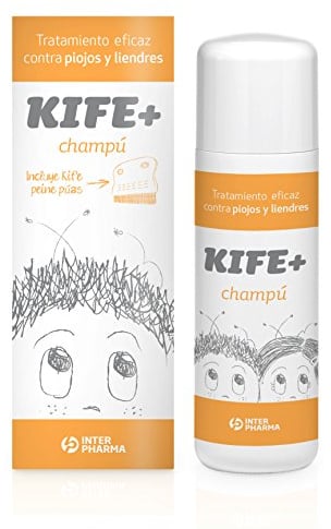 Kife+ 154733.0 Champú tratamiento antipiojos con aceite citronella, Naranja, 100 ml