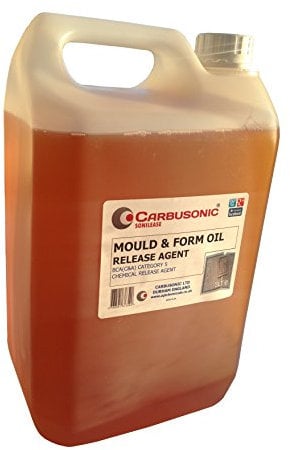 Mould Release Oil 5Lt for easy release from all types of concrete moulds and forms 5 litre