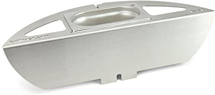 Grillrost.com Das Original Kugelsmoker für 50cm Rösle Kugelgrills - Mach einen Smoker aus deinem Kugelgrill - Edelstahl -