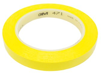 3M 471 Scotch Fineline Konturenband Zierlinienband lackieren Airbrush 12mm x 33m Gelb