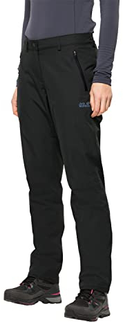 Jack Wolfskin Damen PARANA PANTS W wasserdichte Winter-Wanderhose, black, 38