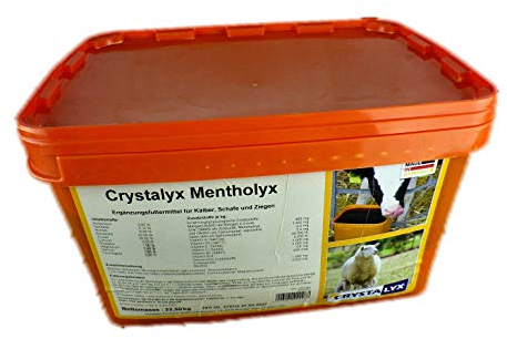 Crystalyx Mentholyx Ergänzungsfuttermittel für Schafe Ziegen Kälber 22,5kg (GP 3,48€/kg)