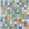 Keramik Mosaik bunte Mosaikfliese spanische Optik Retro Vintage MOS18D-1616
