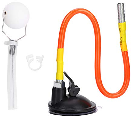 Tischtennis-Aufschlagtrainer, Verstellbarer Saugnapf Trainingsroboter PVC for Einzeltraining, Verein, Heimgebrauch