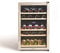 CREATE / WINECOOLER XL/Vinoteca refrigerada 46 Botellas/Rango térmico de 5° a 22º Grados, luminaria LED de bajo Consumo, 5 estanterías de Madera de Haya Maciza