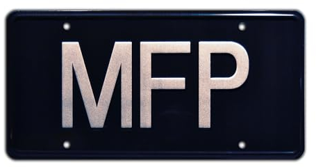 Mad Max | Main Force Patrol | Metal Stamped License Plate