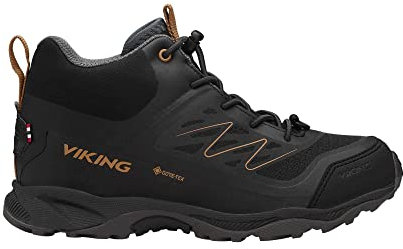 Viking Tind Mid GTX Wanderstiefel, Black, 33