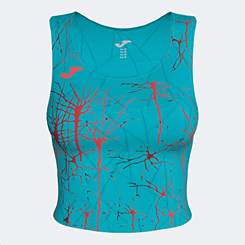 Joma Damen Top Elite Ix T-Shirt, türkis, 3XS