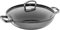 WMF Fusiontec Mineral Wok Induktion 32 cm, Wokpfanne mit Glasdeckel, High-Tech Keramik, backofenfest, kratzfest, grau
