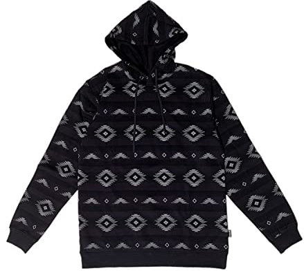 Hurley Herren M Oceancare Fleece Hood Hooded Sweatshirt, Grey Sioux Combo, S