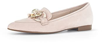 Gabor Damen Klassische Ballerinas, Frauen Flats,Slip-ons,Ballerina-Schuhe,Ballett-Schuhe,Ballet-Flats,Pumps,Rouge(beige-Kombi),41 EU / 7.5 UK