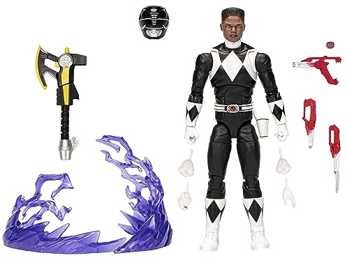 Power Rangers Lightning Collection Remastered Mighty Morphin Black Ranger Actionfigur, Spielzeug für Jungen und Mädchen ab 4 Jahren