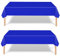 2Pcs 137*274cm Navy Blue Party Tablecloth Decorations for Boys Birthday, Disposable Table Cloth Table Covers Dining Tablecover for Indoor or Outdoor Kid Boy Girl Birthday Picnic Party Favor