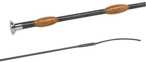 JA Horse Fleck Feldmann Balance Premium Pferd Reiten Dressurgerte Gerte Reitgerte (110 cm, schwarz)