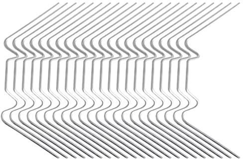 100 clips W para vidrio de invernadero, clips de acristalamiento de invernadero de acero inoxidable para vidrio, clips W de invernadero, clips de ventana de invernadero, clips de fijación de paneles