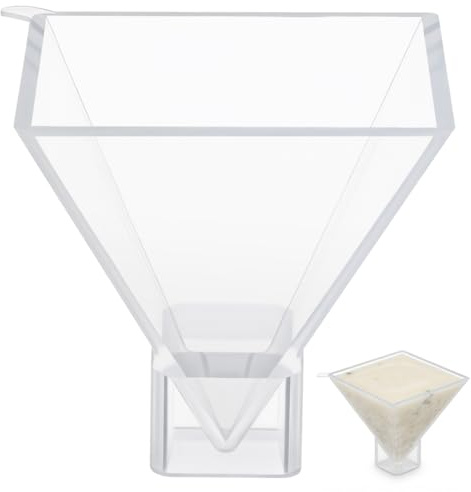 STOBOK Pyramid Silicone Mould 3 Inch, DIY Epoxy Resin Casting Molds | White pyramid casting shape for DIY craft. Easy to shape, silica gel mold for epoxy resin dried flowers arts home decor