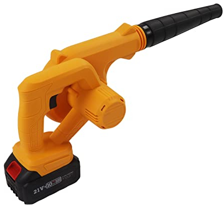 flexman Elektrischer Laubbläser, Kabelloser Laubsauger mit Staubsammelbeutel, 21.000 U/Min, Multifunktionaler Wiederaufladbarer Laubbläser für die Stadtpflege, Terrasse, Laub und Schnee