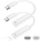 2Stück für Lightning auf USB C Adapter für iPhone 16 15 Pro Max Plus,27W PD Schnellladung & Datenübertragung Nylon Schnell LadeAdapter Ladekabel für iPad Pro Air 2024 i-Pad 10 Mini 6 Air 4th Air 5th