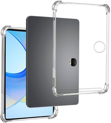 REY Cover in Gel TPU Anti-Shock per Honor Pad 9 12,1, Morbido Silicone Custodie Protettivo Case, Anti-Scratch, Protettiva Sottile Back Cover
