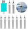 HERBYD LED Posen Angeln Batterie Aufladbar CR 425 Akku für Angelposen Wiederaufladbare CR425 USB Angelposen Akku, LED Angel Posen Leuchtpose Angeln Zubehör