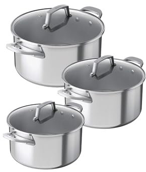 Ninja Kochgeschirrset C63000DE - Set 3tlg. Acero refinado