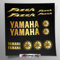 Kit adesivi compatibile con serbatoio e casco moto | Vinile Prespaziato FACILE APPLICAZIONE | scritte loghi | Stickersland® - Faze (Oro Metallizzato)