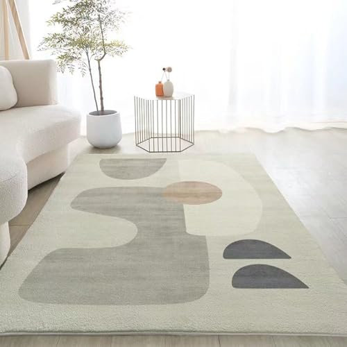 Luxuriöser nordischer moderner schlichter Teppich für Wohnzimmer, Schlafzimmer, Schlafsofa, 880 x 120 cm