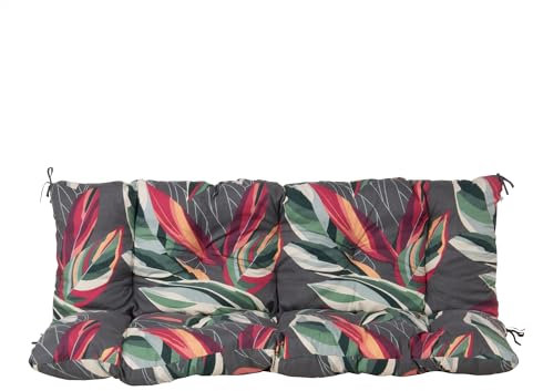 PATIO Cuscino per dondolo da giardino, trapuntato, 150 x 50 cm, con lacci