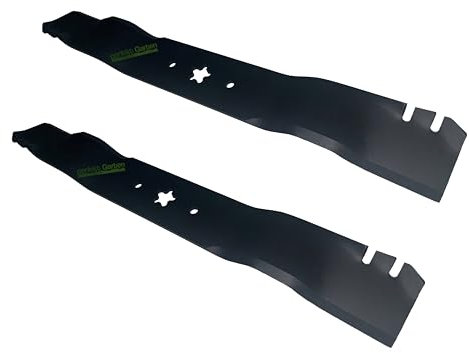 perfektGarten 2 lames de tondeuse à gazon de 49 cm compatibles avec Husqvarna LTH 120 126 13 141 1438 154 1797 2038R 532 1313 22