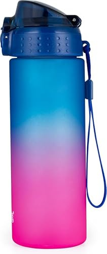 OXYBAG OXY CLiCK 600 ml Trinkflasche Kinder, BPA-frei & Tritan, Auslaufsicher & Geruchsneutral, Spülmaschinenfest, Sport & Schule, Leicht & Robust, Kinder Trinkflasche für unterwegs & Freizeit