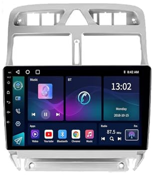 Android 13 Car Stereo para Peugeot 307 307CC 307SW 2004-2013 9 Pulgadas Autoradio con WiFi 4G Pantalla táctil de Navegación GPS AHD RDS FM Am BT DSP SWC DVR USB Mirror Link(8+256G)