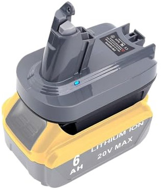 QQTRXGWHX V6 Battery Adapter,Compatible For Makita,Compatible For Dewalt,18V Li-ion Battery,Compatible For Dyson ,V6 Battery SV04 SV03 DC59 DC58 DC62(V6-D)