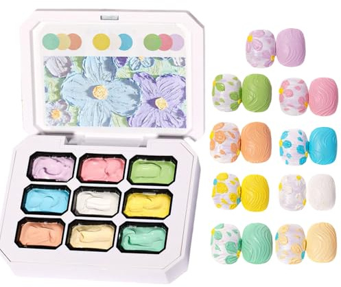 Gel Art Nail Polish - Gel Art Nail Polish, Pigmented UV Lacquer | Nail Design Varnish, Salon Home Use, Chip Resistant Shine, Creative Manicure Pedicure Tools, Easy Application (199 characters)