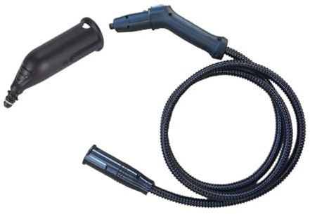 Manguera de extensión y boquilla negra limpiador a vapor compatible con Karcher SC1 (n.° de pieza: 2.863-021.0)