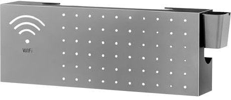 Wifi Router Box Hider Multifunctional Wall Mount Carbon Steel Organizer