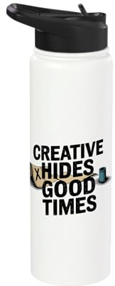 Creative Hides Good Times Geocache Hunting Geocaching Stainless Steel Insulated Water Bottle