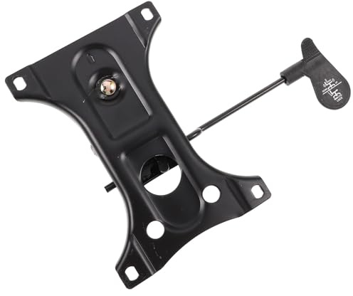ASAKKURA Chair Lift Lever Swivel Plate Office Chair Swivel Base Sturdy Metal and Plastic Construction Lightweight Black Replacement