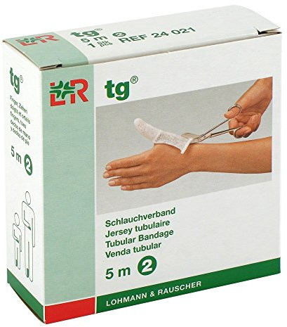 TG Schlauchverband Größe 2 5 m Weiß, 1 St